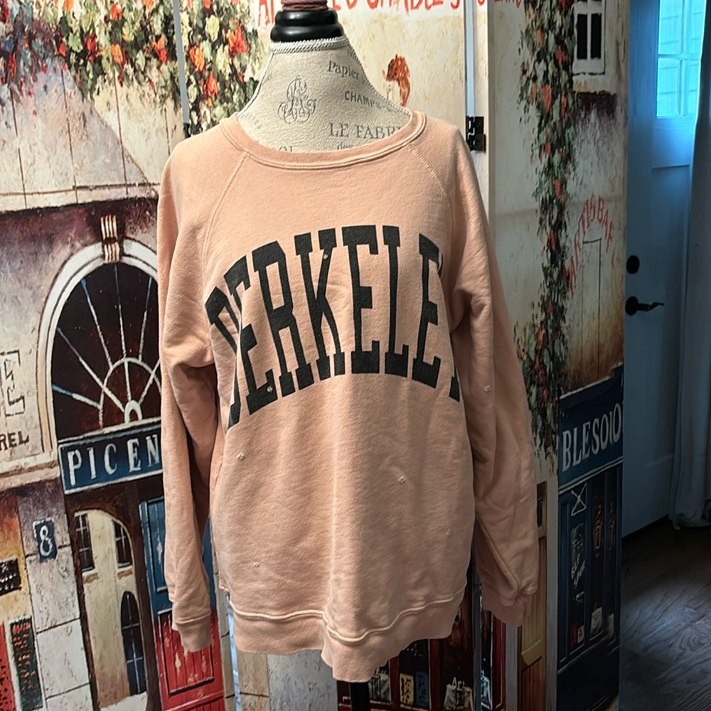 Retrobrand “Berkeley” Cotton Sweatshirt, Size Medium